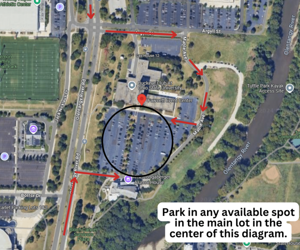Fawcett Parking Diagram
